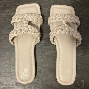 Square toe sandals